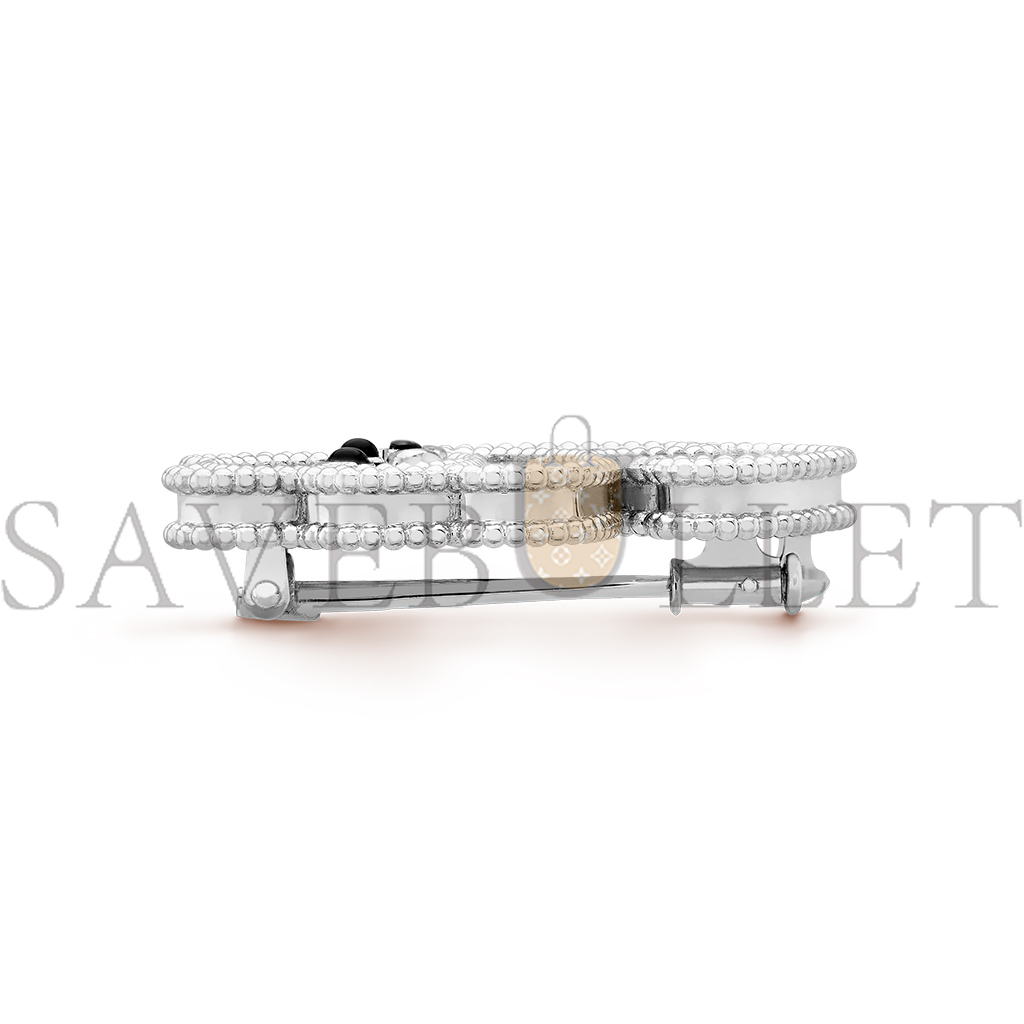 VAN CLEEF ARPELS LUCKY ANIMALS PANDA CLIP - WHITE GOLD, MOTHER-OF-PEARL, ONYX VCARP5LI00 VAN CLEEF ARPELS LUCKY ANIMALS PANDA CLIP - WHITE GOLD, MOTHER-OF-PEARL, ONYX VCARP5LI00